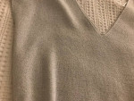 Shell silver shimmering ladies top