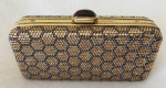 Judith Lieber Crystal Clutch, Women's Evening Bag, Champagne