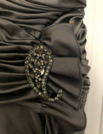 JS COLLECTIONS Long Gray Dress Formal Evening Ball Gown, 8