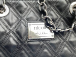 Nicole by Nicole Miller Faux Leather Woman's Quilted-Front Purse