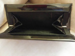 Patent Leather Clutch Handbag ~ Vintage