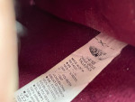 OLD NAVY Mauve Suede Snake Skin Clutch Purse w Chain Strap