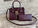 Michael Kors Hamilton Small Satchel Crossbody With Matching Wallet