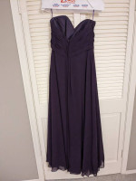 Size 14 Allure Bridals Extra Long Tall Purple Bridesmaid Dress