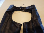 Men's Leather Chaps Size Large (32Inseam) IN STEP LEATHER - New