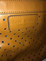 Kate Spade Tan Leather Shoulder Bag Purse. Perforated/Cut-out Design.