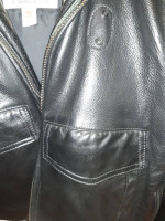 Leather Police Patrol Jacket