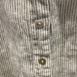 Jones New York 100% Linen Shirt -Size 2x Black and White