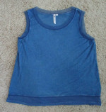 Unique COBALT BLUE TOP - Large - NEW!