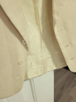 VINTAGE BOYS CLOTHING LINEN COAT JACKET (DESCRIPTION HAS MEASUREMENTS)