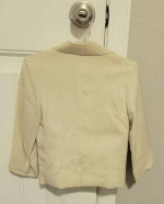 VINTAGE BOYS CLOTHING LINEN COAT JACKET (DESCRIPTION HAS MEASUREMENTS)