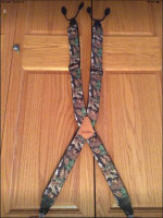 CABELA’s CAMO and LEATHER SUSPENDERS