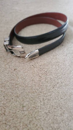 Johnston & Murphy Italian calfskin ranger-style belts