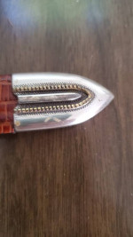 Johnston & Murphy Italian calfskin ranger-style belts