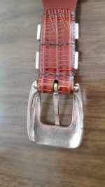 Johnston & Murphy Italian calfskin ranger-style belts