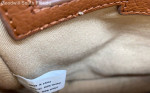 Women's Brown Leather Inner Pockets Adjustable Strap Crossbody Bag