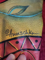 Anuschka leathet hand painted handbag