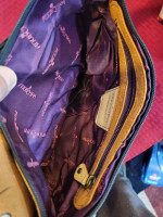 Anuschka leathet hand painted handbag