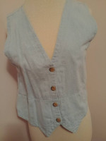 Denim Shirts and Vest -- Women's