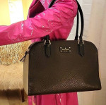 Kate Spade | Large Brown/Taupe Tote Lap Top | Leather Shoulder Bag |