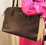 Kate Spade | Large Brown/Taupe Tote Lap Top | Leather Shoulder Bag |