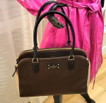 Kate Spade | Large Brown/Taupe Tote Lap Top | Leather Shoulder Bag |