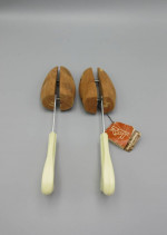 Vtg Norm Thompson Women’s Cedar Palm Tree Shoe Keeper/Shoe Tree/Med Ad