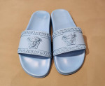 Versace Medusa slides - Light Blue - Mens size 9 US /43 EU