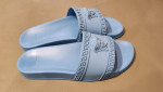 Versace Medusa slides - Light Blue - Mens size 9 US /43 EU