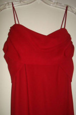 Great Burgundy Evening Gown - Size 6 - Only worn once!