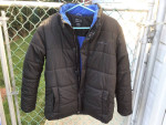 Calvin Klein Jeans XL (18/20) Youth Black Blue Winter Jacket Preowned