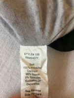 CAbi XS #155 Jewel Tee Bubble Tank Black Overlay Emblellished