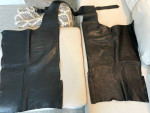 *** PRICE DROP  100% leather motorcycle chaps