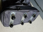 Business or Travel Bag with Shoulder Strap and Zippered Expansion