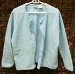 Pale Blue "Athletic Works" Long Sleeve Fleece Jacket - Womens size 18