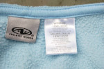 Pale Blue "Athletic Works" Long Sleeve Fleece Jacket - Womens size 18