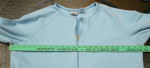 Pale Blue "Athletic Works" Long Sleeve Fleece Jacket - Womens size 18