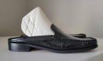 Sesto Meucci Black Leather Slides-Mules Size 7N