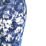 Gap Blue Floral Camo Womens Size 8 Skimmer Legging Super Skinny Ankle Jeans EUC