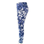 Gap Blue Floral Camo Womens Size 8 Skimmer Legging Super Skinny Ankle Jeans EUC