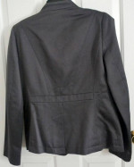 Banana Republic Dark Grey Lined Zip Front Jacket - Size 10 - New!