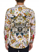 Robert Graham LIMITED EDITION Medium MIKEY ROX Gambling Shirt NEW NWT