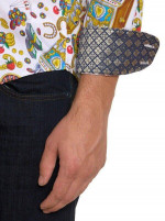 Robert Graham LIMITED EDITION Medium MIKEY ROX Gambling Shirt NEW NWT