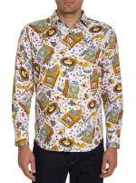 Robert Graham LIMITED EDITION Medium MIKEY ROX Gambling Shirt NEW NWT