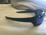 CUSTOM OAKLEY Straightlink - Deep Water Polarized Lenses - Blacked Out