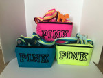 Victoria’s Secret PINK Insulated Cooler Lunch Bags w/Dog Key Chain