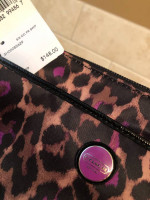 New with Tags COACH Purple Ocelot Cheetah Print Crossbody Bag