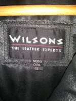 Wilson's Men's XL Black Leather Jacket