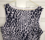 LL Bean Dress, NEW. Navy blue. Size 14.