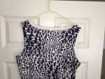 LL Bean Dress, NEW. Navy blue. Size 14.
